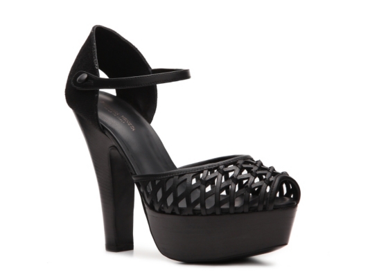 Bottega Veneta Woven Leather Platform Sandal