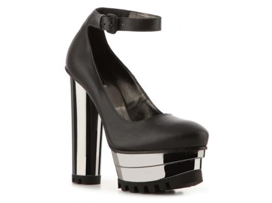 Calvin Klein Collection Ari Leather Platform Pump