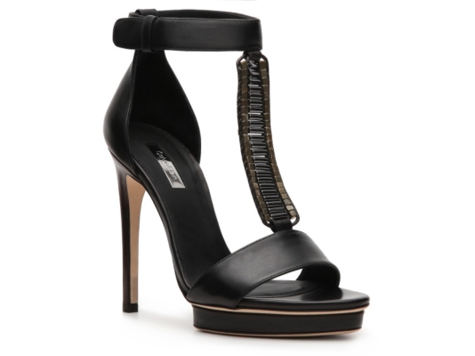 Calvin Klein Collection Kiara Leather Ankle Strap Sandal
