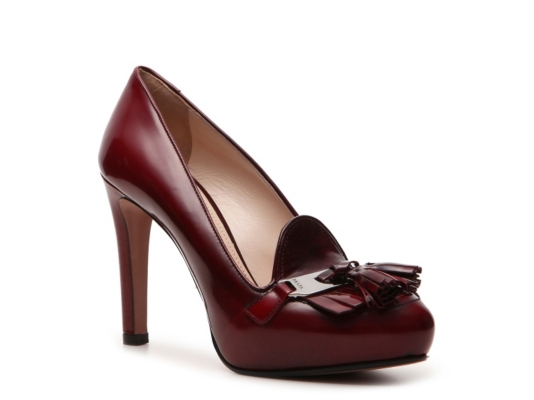 Prada Leather Fringe Pump