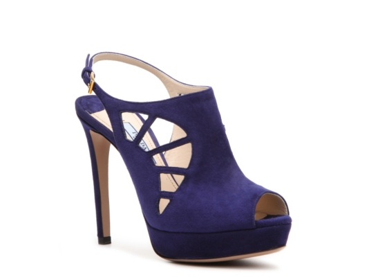 Prada Suede Cutout Sandal