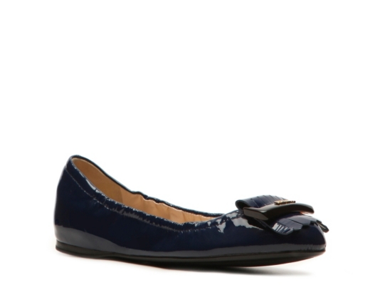 Prada Patent Leather Kiltie Flat