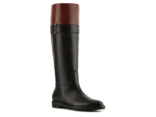 Calvin Klein Collection Davie Leather Riding Boot