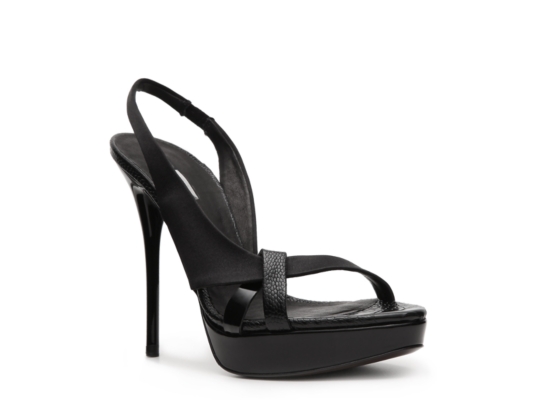 Calvin Klein Collection Kera Satin Slingback Sandal
