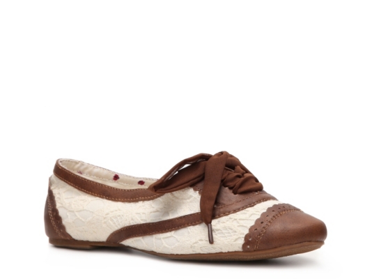 Not Rated Brandy Lace Oxford Flat