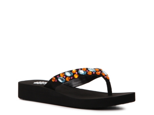 Yellow Box Valencia Wedge Sandal