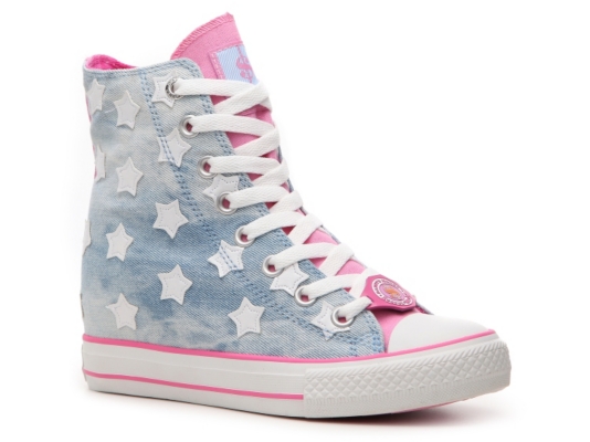 Daddy's Money Gimme Starry Skies Wedge Sneaker