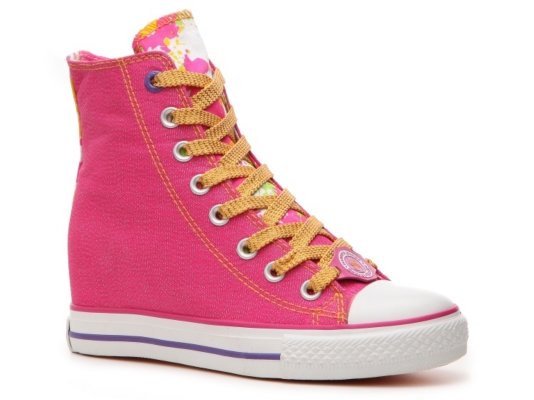 Daddy's Money Gimme Glitter Wedge Sneaker