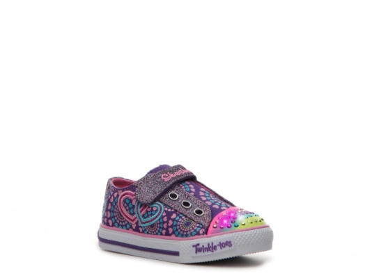 Skechers Love Burst Girls' Infant & Toddler Light-up Sneaker