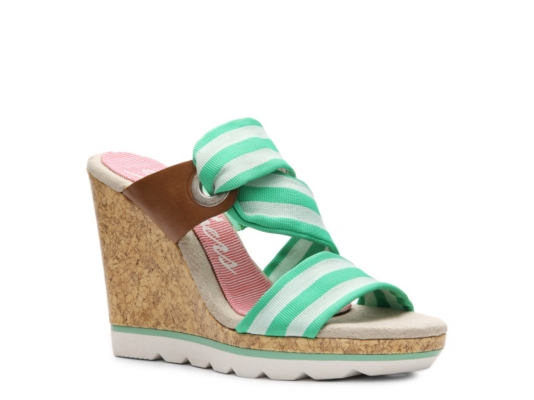 Skechers Cali Cutting Edge Wedge Sandal