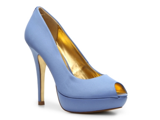 Ted Baker Svana Satin Peep Toe Pump