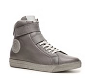 Just Cavalli Leather High-Top Sneaker