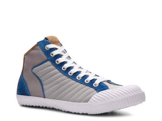 Just Cavalli Nylon & Mesh Mid Sneaker