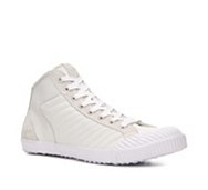 Just Cavalli Leather & Suede Mid Sneaker