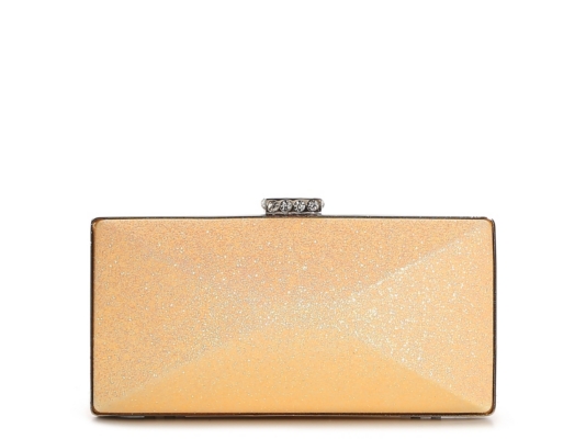 Lulu Townsend Glitter Minaudiere Clutch