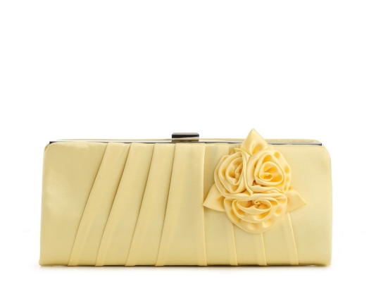 Lulu Townsend Side Flower Frame Clutch
