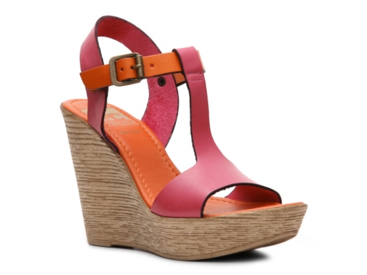 BC Footwear Ya Can Never Tell Wedge Sandal