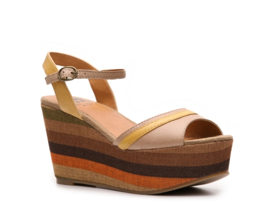 BC Footwear Fidget Wedge Sandal