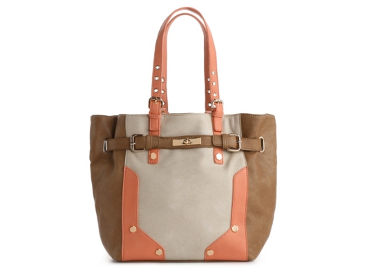 Melie Bianco Ibis Color Block Bucket Tote