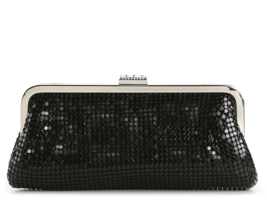 Lulu Townsend Metal Mesh Frame Clutch
