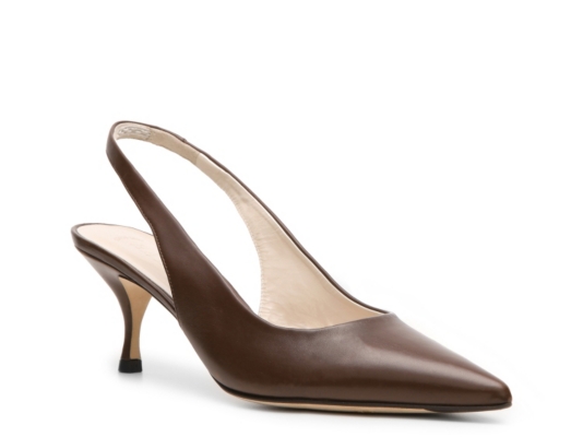 Bally Fiella Leather Slingback Pump