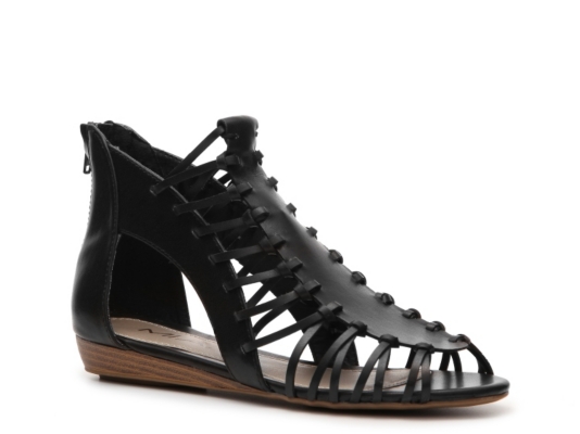 Mia Lucille Gladiator Wedge Sandal