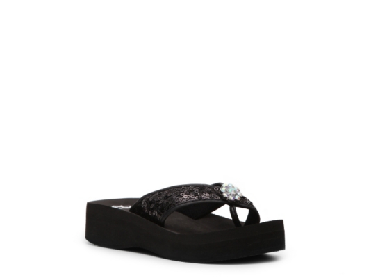 BYYB by Yellow Box Farah Girls' Toddler & Youth Flip Flop