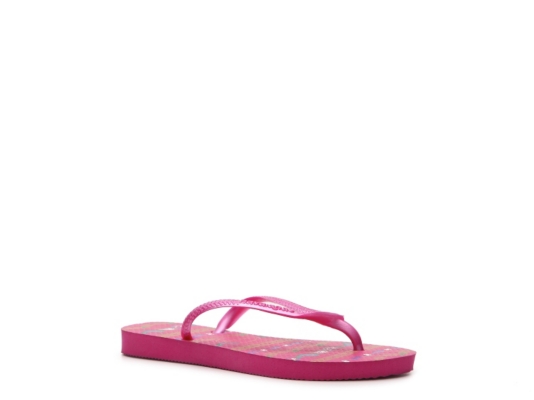 Havaianas Girls' Slim Garden Toddler & Youth Flip Flop