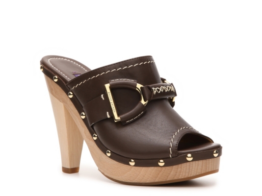 Ralph Lauren Collection Acela Leather Horsebit Mule