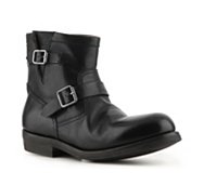 Ralph Lauren Collection Garett Waxed Leather Buckle Boot