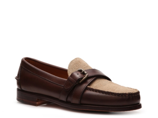 Ralph Lauren Collection Eckherd Leather Buckle Slip-On