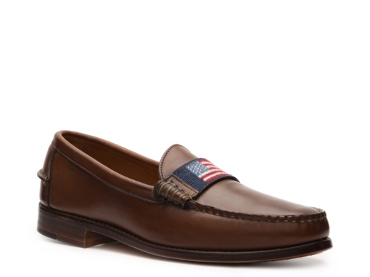 Ralph Lauren Collection Earnest Leather Slip-On