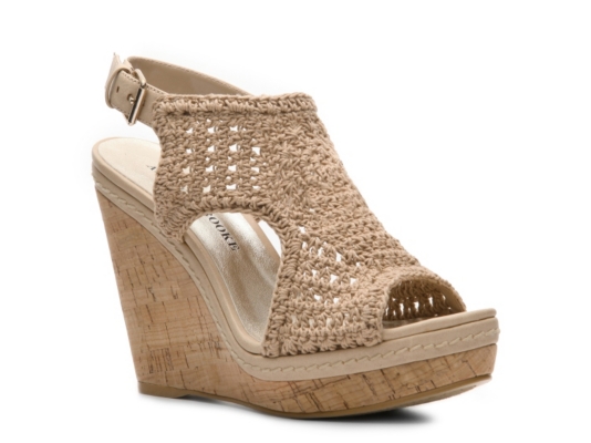 Audrey Brooke Walta Wedge Sandal