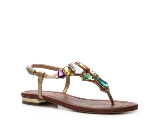 Restricted Kally Flat Sandal