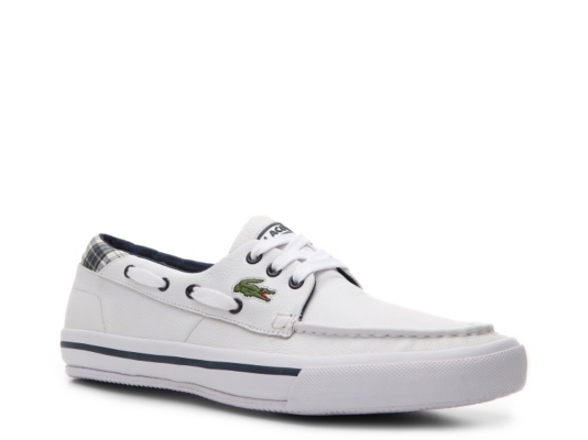 Lacoste Sculler Leather Boat Shoe