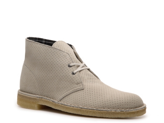 Clarks Originals Suede Perforated Desert Boot