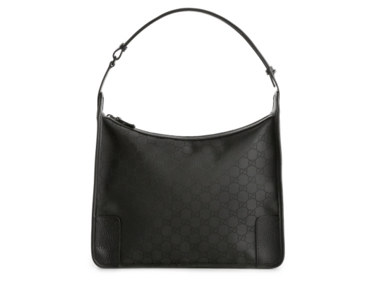 Gucci Signature Fabric Top Handle Shoulder Bag