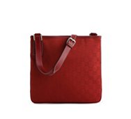 Final Sale - Gucci Signature Fabric Messenger Bag