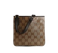 Gucci Signature Coated Fabric Messenger Bag