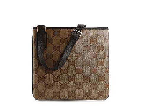 Gucci Signature Coated Fabric Messenger Bag | DSW