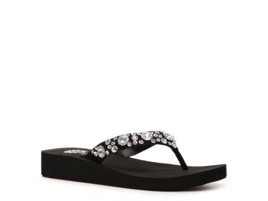 Yellow Box Willapa Wedge Sandal | DSW