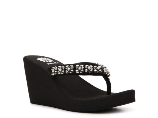 Yellow Box Moselle Wedge Sandal