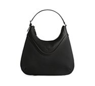 Gucci Pebbled Leather Trim Fabric Hobo