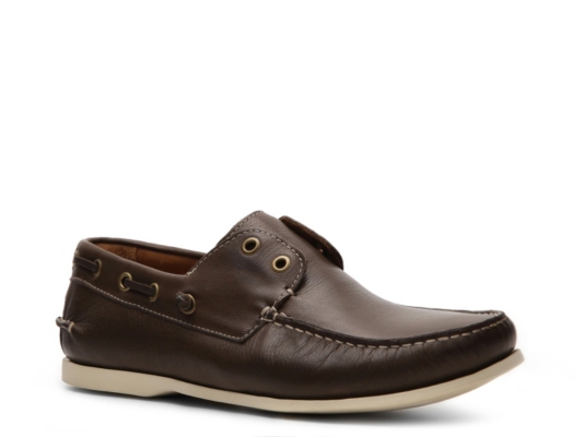 John Varvatos Schooner Laceless Boat Shoe