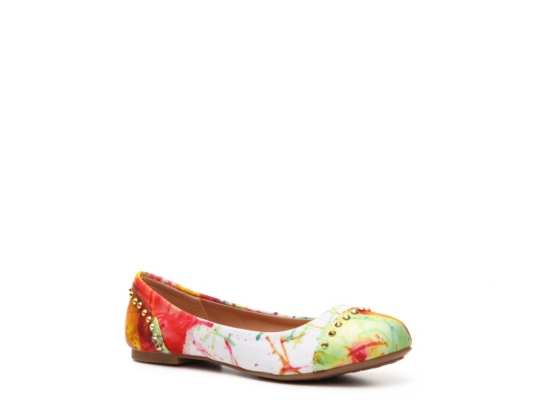 Steve Madden JK Studd Girls' Youth Studded Flat