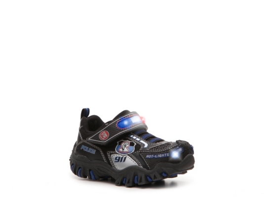 Skechers Damager Police II Boys' Infant & Toddler Light-up Sneaker