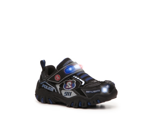 Skechers Damager Police II Boys' Toddler & Youth Light-up Sneaker