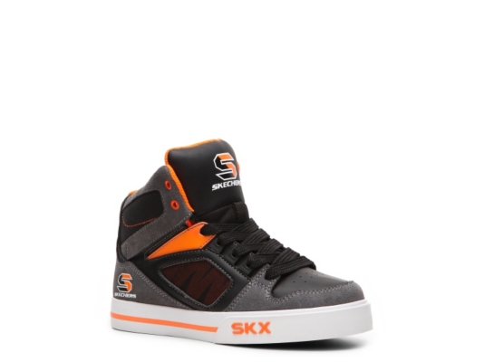 Skechers Yoke Boys' Toddler & Youth Hi-Top Skate Sneaker