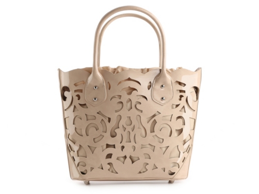 Poppie Jones Laser Patent Tote