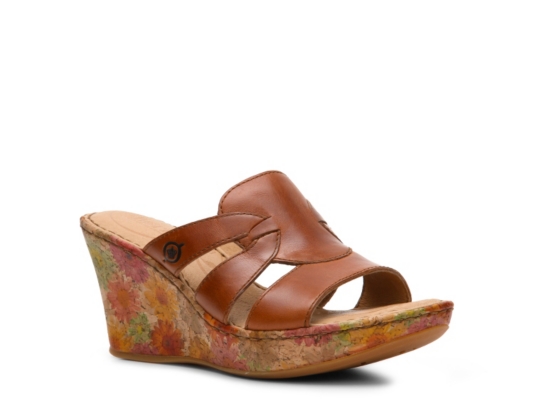 Born Honeycut Wedge Sandal